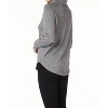 Women's Funnel Neck Raglan w/ Pocket Sweater - bobi - image 3 of 4