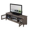 Vynxaria Grey Driftwood TV Stand - Modern Media Console, 53.15" Wide, Holds TVs up to 60" - 2 of 4