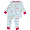 RuffleButts SoftSnooze Gender Inclusive Holiday Long Sleeve Pajama Set - 2 of 2