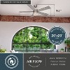 VAXCEL Ashford Brushed Nickel Ceiling Fan with Dual LED Light Kits and Remote - 3 of 4