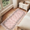 Washable Modern Floral Print Area Rugs for Living Room Bedroom, Indoor Farmhouse Home Decor Carpet for Dining Room Office - 4 of 4
