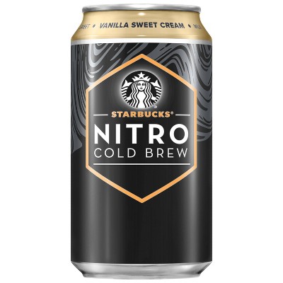 Starbucks Nitro Cold Brew Vanilla Sweet Cream Premium Coffee Drink - 9.6 fl oz Bottle