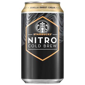 Starbucks Nitro Cold Brew Vanilla Sweet Cream Premium Coffee Drink - 9.6 fl oz Bottle