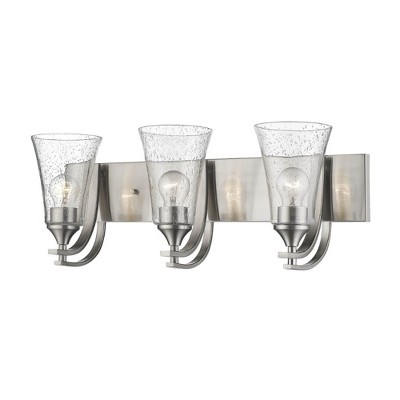 Millennium Lighting Natalie 3 - Light Vanity in  Satin Nickel