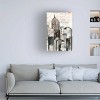 12" x 19" Ethan Harper 'Illuminated City I' Unframed Canvas Art - Trademark Fine Art: Modern Vertical Pittsburgh Themed Decor - 3 of 4