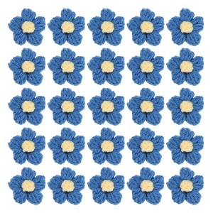 Unique Bargains Cotton Handmade DIY Floral Embroidered Applique Patches 50 Pcs - 1 of 4
