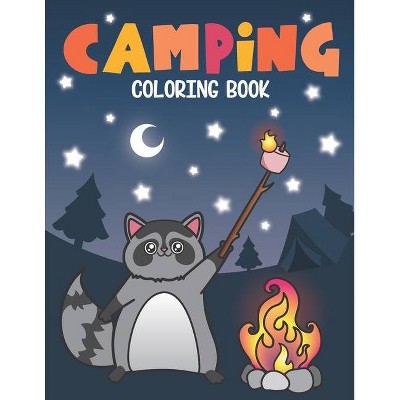 Camping Coloring Book - by  Nyx Spectrum (Paperback)