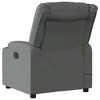 vidaXL Massage Recliner Chair Dark Grey - 4 of 4