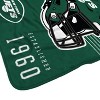 NFL New York Jets Helmet Stripes Flannel Fleece Blanket - 3 of 3