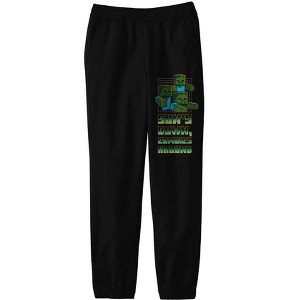 Minecraft Sun's Down Zombies Around Boy's Black Sweatpants - 1 of 3