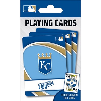 MasterPieces Officially Licensed MLB Kansas City Royals Playing Cards - 54 Card Deck for Adults