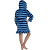 Harry Potter Girls' Striped Ruffle Plush Fleece Robe - 3 of 4