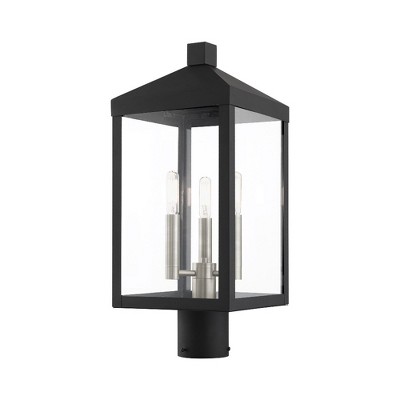 Livex Lighting Nyack 3 - Light Post Light in  Black