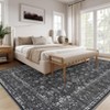 Washable Rug Vintage Rug with Non Slip TPR Backing, Traditional Oriental Carpet - 2 of 4
