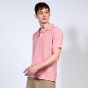 Campus Sutra Men Men's Blush Pink Ruched Shirt - 3 of 4