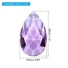 Unique Bargains Crystal Pendants Teardrop Beads for DIY Lamp Arts Crafts Decoration 6 Pcs - 2 of 4