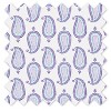 Bacati - Isabella Paisley Aqua/Lilac/Purple Paisley Crib/Toddler Bed Skirt - 2 of 3