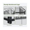 Racxily Large Dog Kennel Outdoor Pet Pens Dogs Run Enclosure Animal Hutch Metal Coop Fence with Roof Cover - 4 of 4