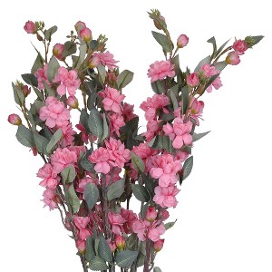 REGALWOVEN Silk Decor Wedding Artificial Rose Flower 35.4" 6 Pcs - 1 of 4
