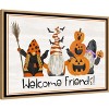 Amanti Art Gnomes of Halloween landscape II-Welcome Friends by Tara Reed Canvas Wall Art Print Framed 33 x 23-in. - 2 of 4