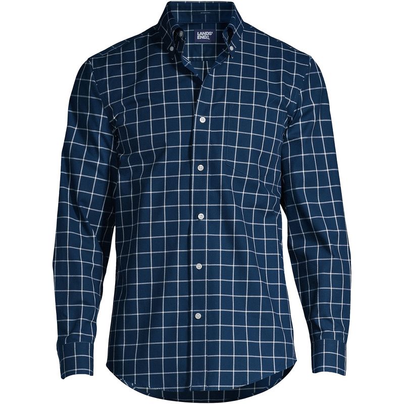 Lands' End Men's Traditional Fit No Iron Twill Shirt, 3 of 5