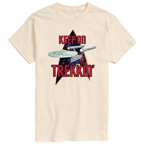 Men's - Star Trek - Keep On Trekkin -Men's Short Sleeve Graphic T-Shirt Short Sleeve Graphic T-Shirt - 1 of 4