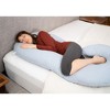 Kanjo Positioning Pillow 57 X 7 X 30 Inch Gray Reusable KANRFLXCP, 1 Ct - 4 of 4