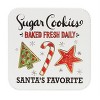 Santa’s Favorite Cookie Plate Pedestal – 1.5"H Holiday Tabletop Display for Indoor Use By Melrose - 2 of 3