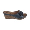 GC Shoes Naples Flower Comfort Slide Wedge Sandals - 2 of 4