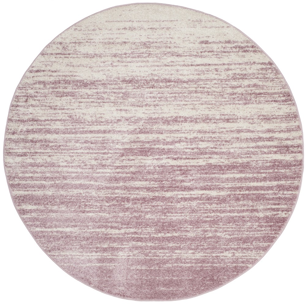 6' Ombre Design Round Area Rug Cream/Purple - Safavieh