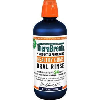 Therabreath Healthy Gums Mouthwash Clean Mint - 33.8 fl oz