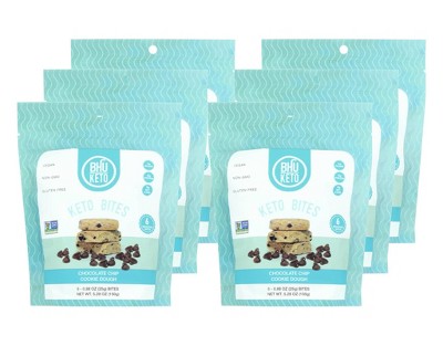 Bhu Chocolate Chip Cookie Dough Keto Bites - 6 bags, 5.29 oz