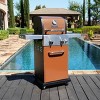Permasteel 2-Burner Gas Grill with Foldable Side Tables - 4 of 4