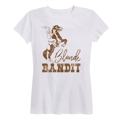 Women's - Country Casuals - Blonde Bandit Cowgirl Short Sleeve Graphic T-Shirt