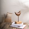 Bronze Bird Figure Metal, MDF & Wood - Foreside Home & Garden - 2 of 4
