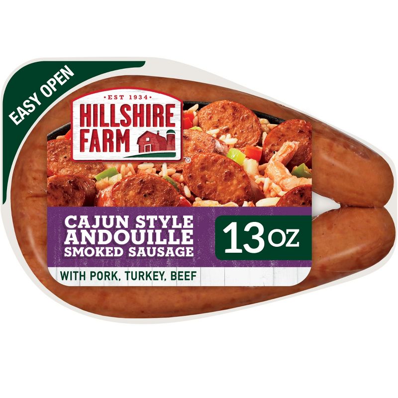 Hillshire Farm Cajun Style Andouille Smoked Sausage - 13oz, 1 of 10