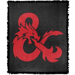 Dungeons And Dragons Ampersand Logo Blanket 50"x60" Woven Tapestry - 1 of 4