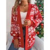 Clearlove Womens Casual Lightweight Long Sleeve Open Front Cardigan Sweaters with Pockets - 4 of 4
