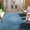 Courtyard CY8720 UV & Stain Resistant Non-Shedding Power Loomed Indoor/Outdoor Rugs - Safavieh - 2 of 4