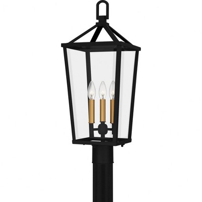 Quoizel Lighting Hull 3 - Light Post Light in  Matte Black
