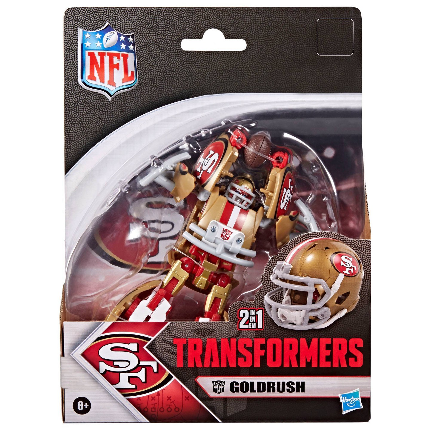 Детская фигурка Transformers NFL San Francisco 49ers Goldrush Action Figure — фото 2
