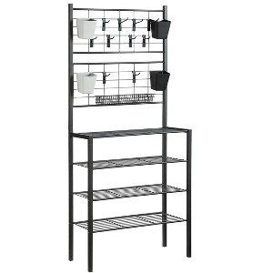 Proman Products Handyman Garage 4-Tier Storage Shelf Rack with Accessories for Garage, Kitchen, Home, Bathroom, 30.5" W x 12" D x 66" H - 1 of 4