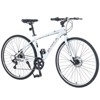 Aukfa  7-Speed Hybrid Bike - Aluminum Frame, Dual Disc Brakes, 700C Wheels - Men/Women's City Bicycle,Multiple Colors - 2 of 4