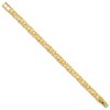 Black Bow Jewelry 7mm 14k Yellow Gold Nugget Link Bracelet, 8 Inch - 2 of 4