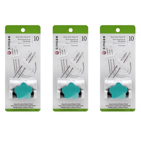 needle and strong thread*** repair kit black ***one patch 
