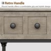 Entryway Table, Narrow Long Console Table with Storage, 3 Tier Wood Sofa Table - 4 of 4