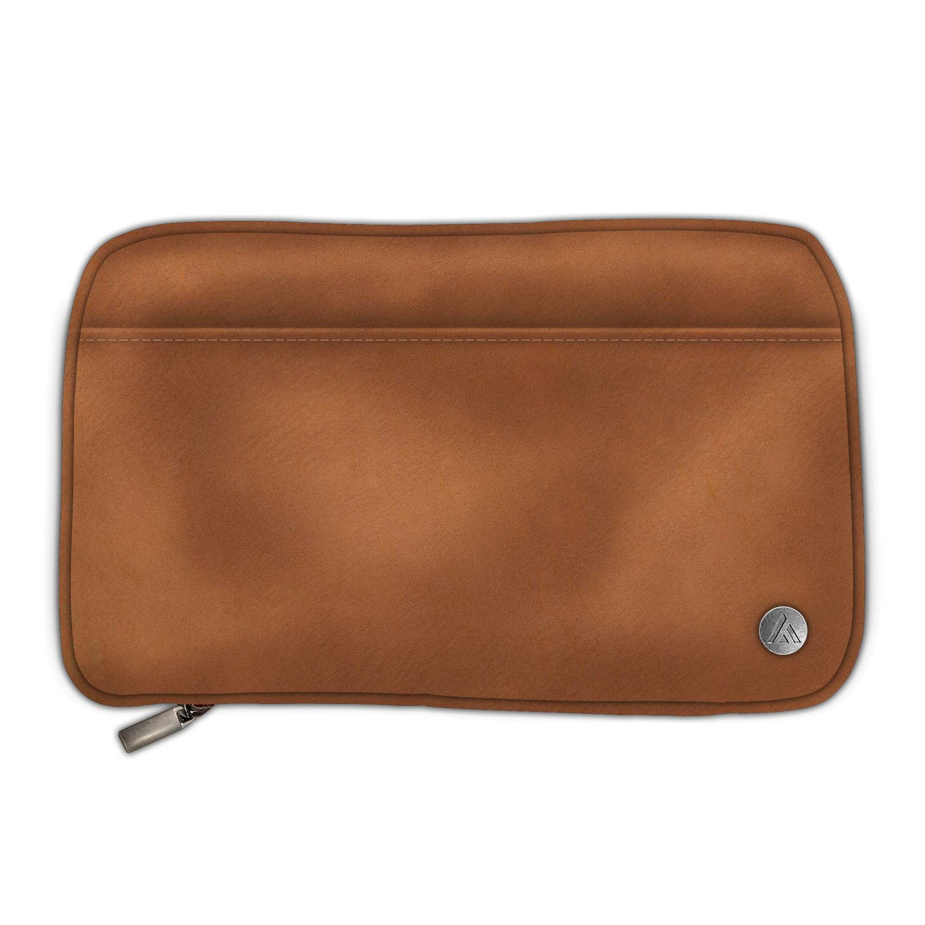 ASMBLD Faux Leather Tech Organizer Tan