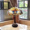 Chloe Lighting GENESIS Victorian 2 Light Antique Dark Bronze Table Lamp 17 Shade - 4 of 4