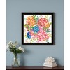 HomeRoots Spring Floral Black Framed Print Wall Art - 2 of 4