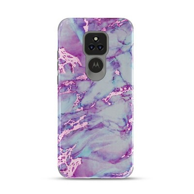 MyBat Pro Fuse Series Case with Magnet Compatible With Motorola Moto G Play (2021) - Purple Marble